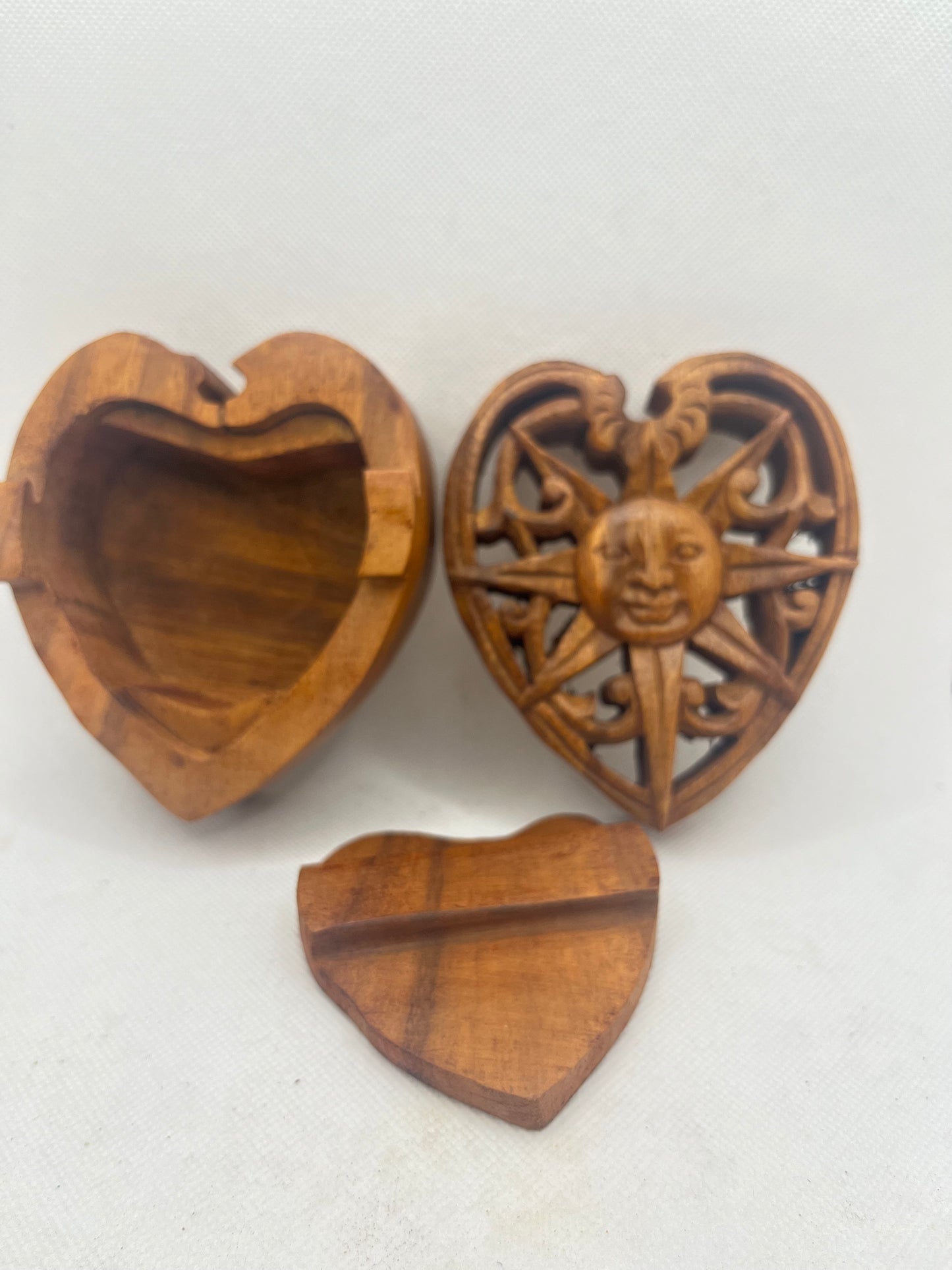 Wood Heart Box