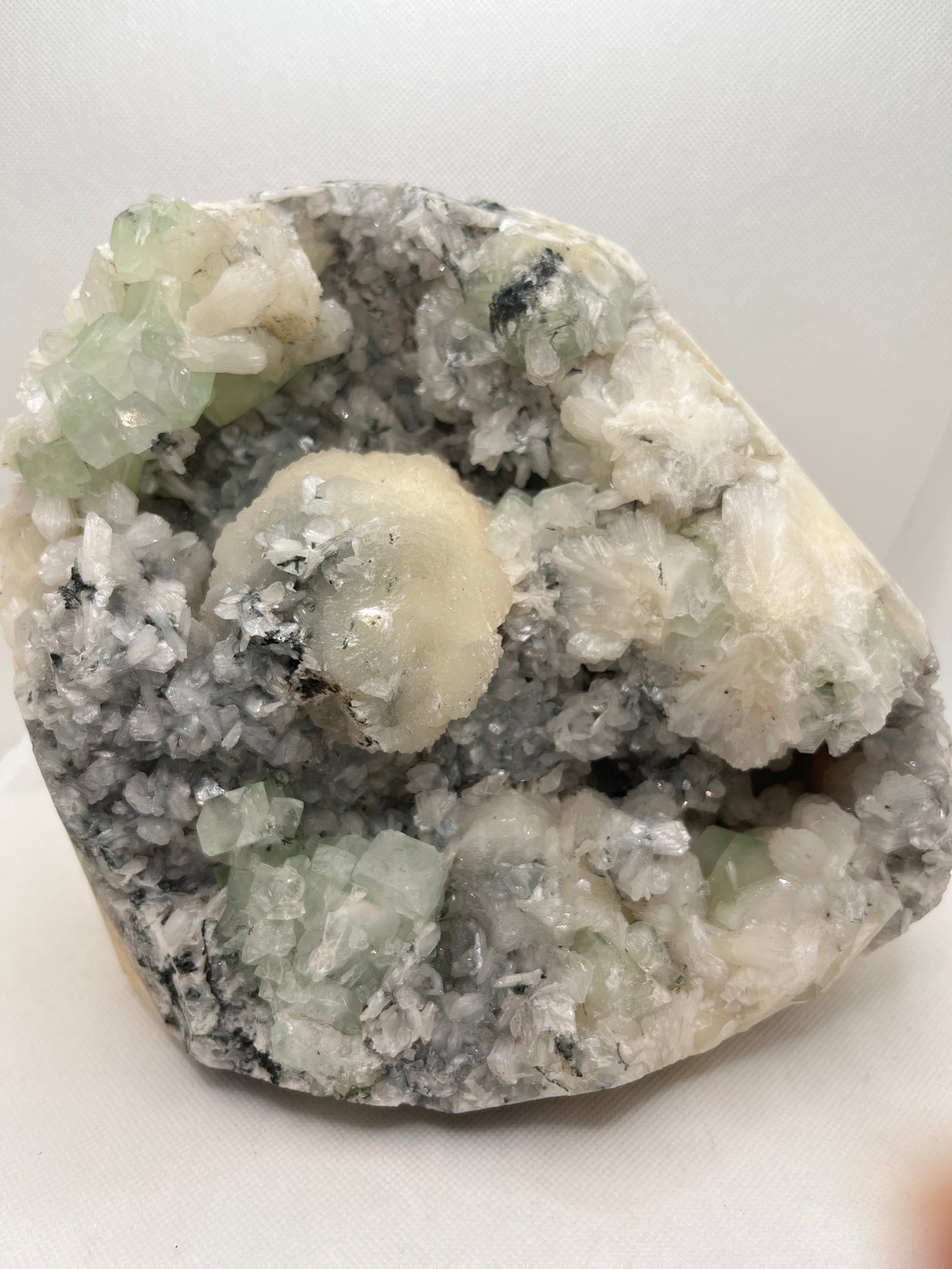 Zeolite with Apophyllite and Scolecite