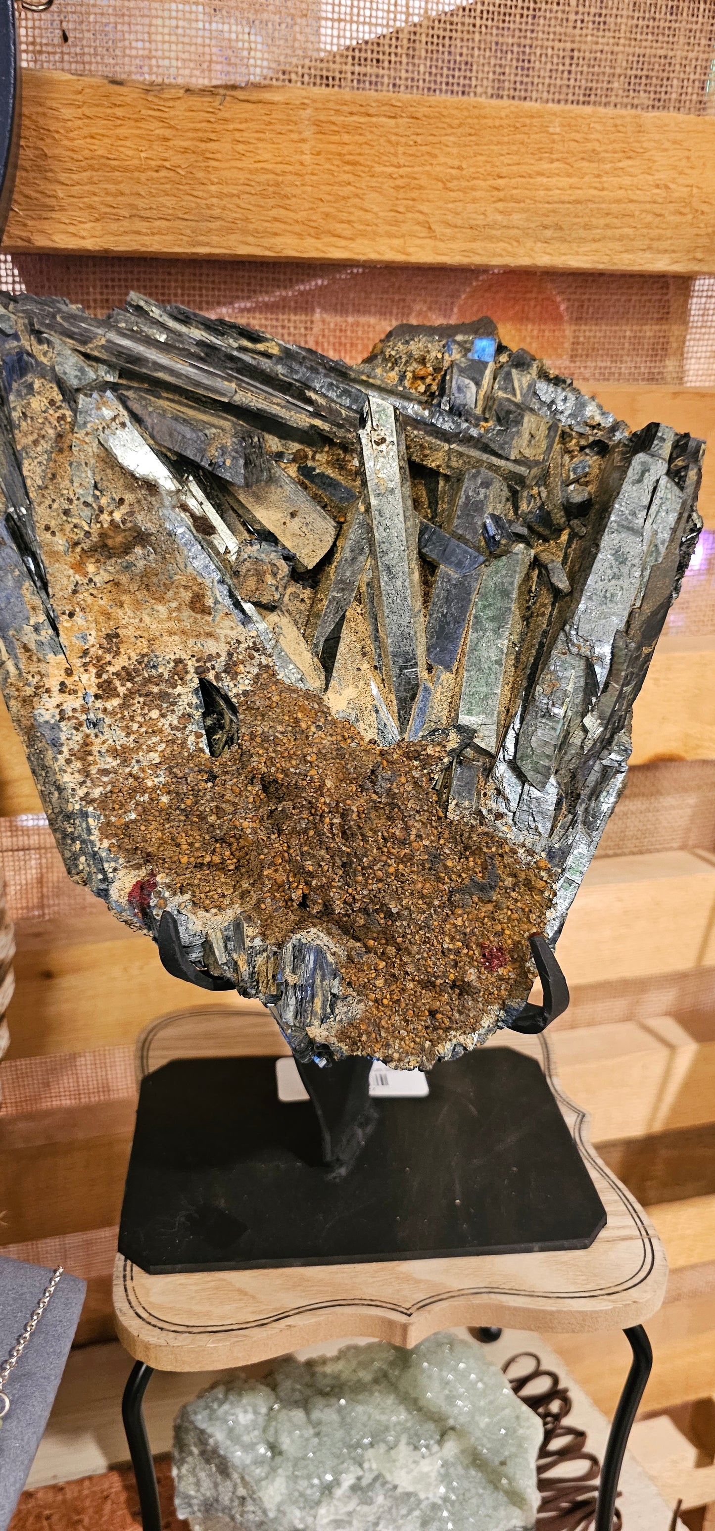 Vivianite-4.237 KG on Stand