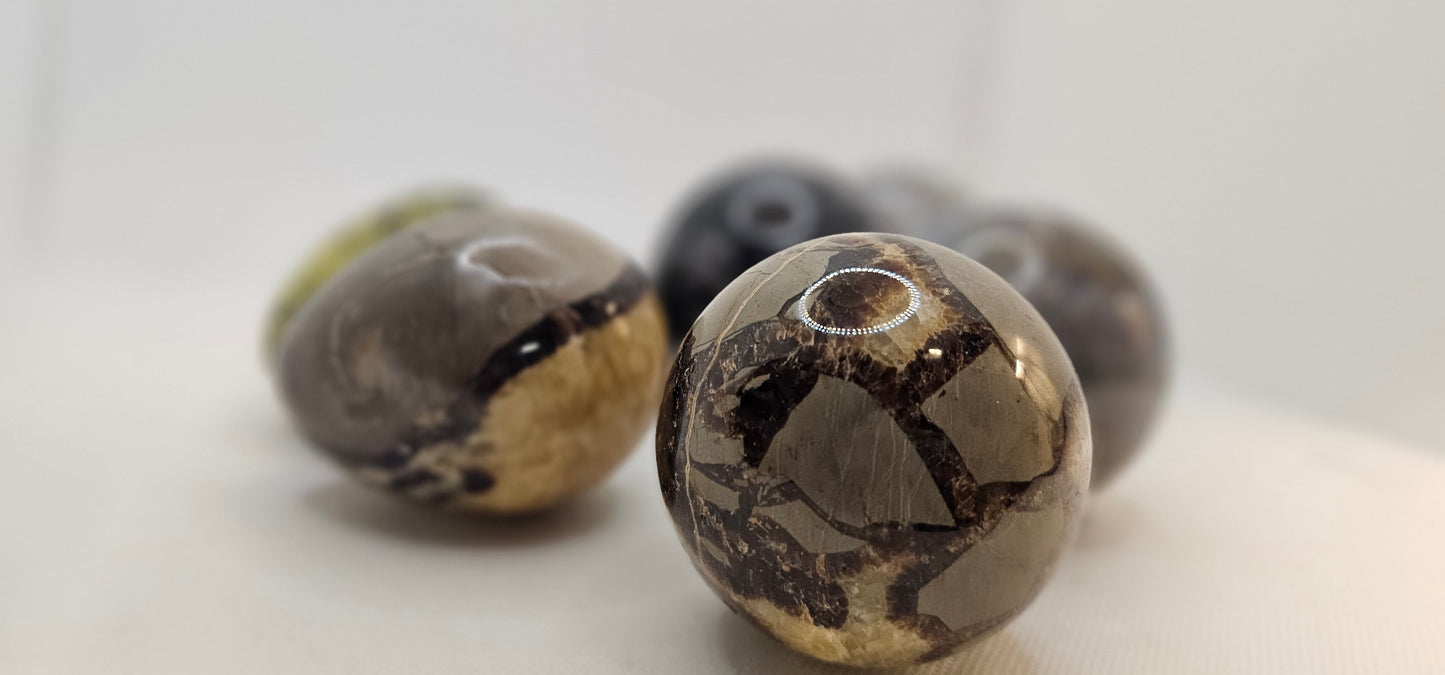 Various Stone Sphere and Egg Shapes