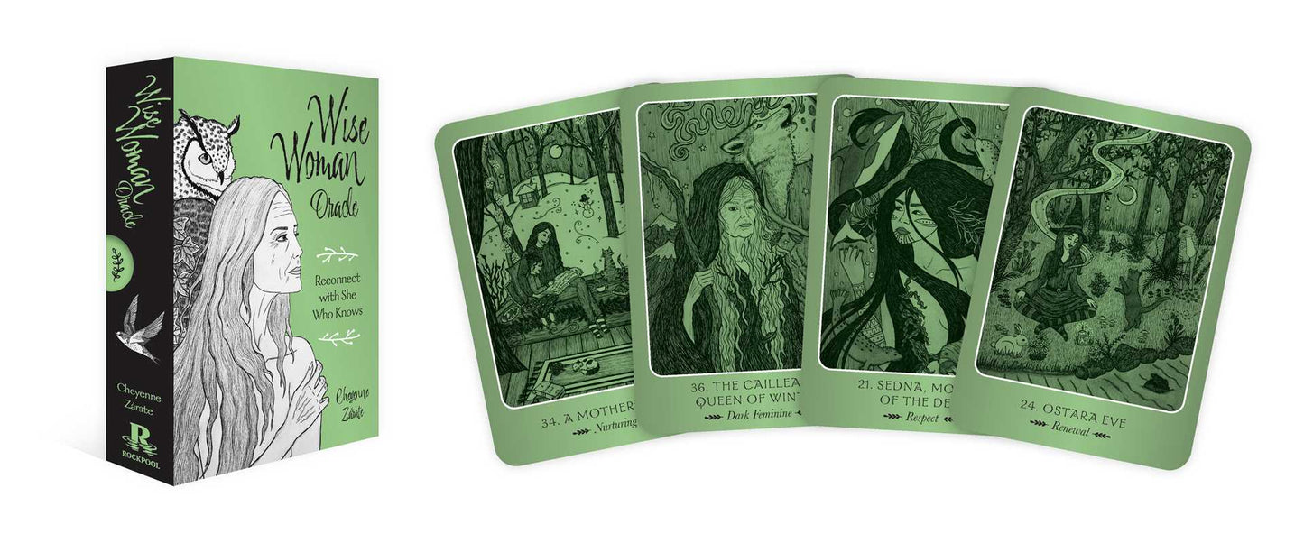 Wise Woman Oracle by Cheyenne Zárate: Flashcards; 128 pages / English