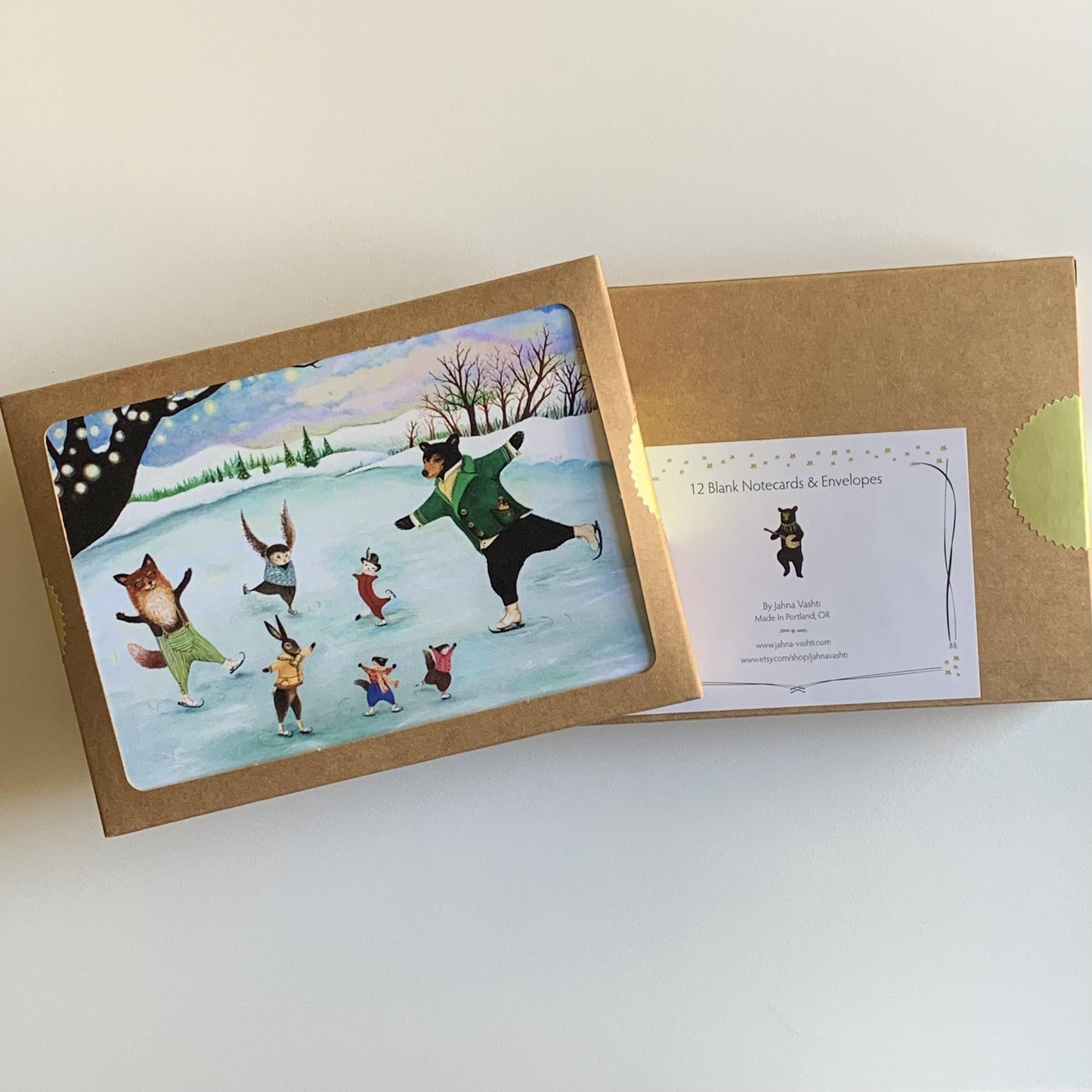 "A Wondrous Whirl" Boxed Holiday Cards / Sets of 6 or 12: Set of 12