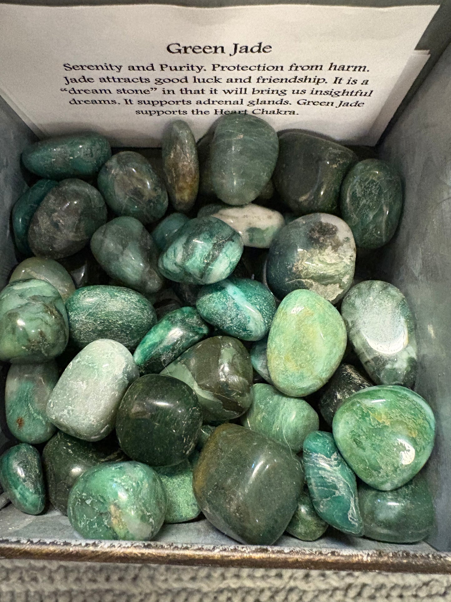 Tumbled African Jade