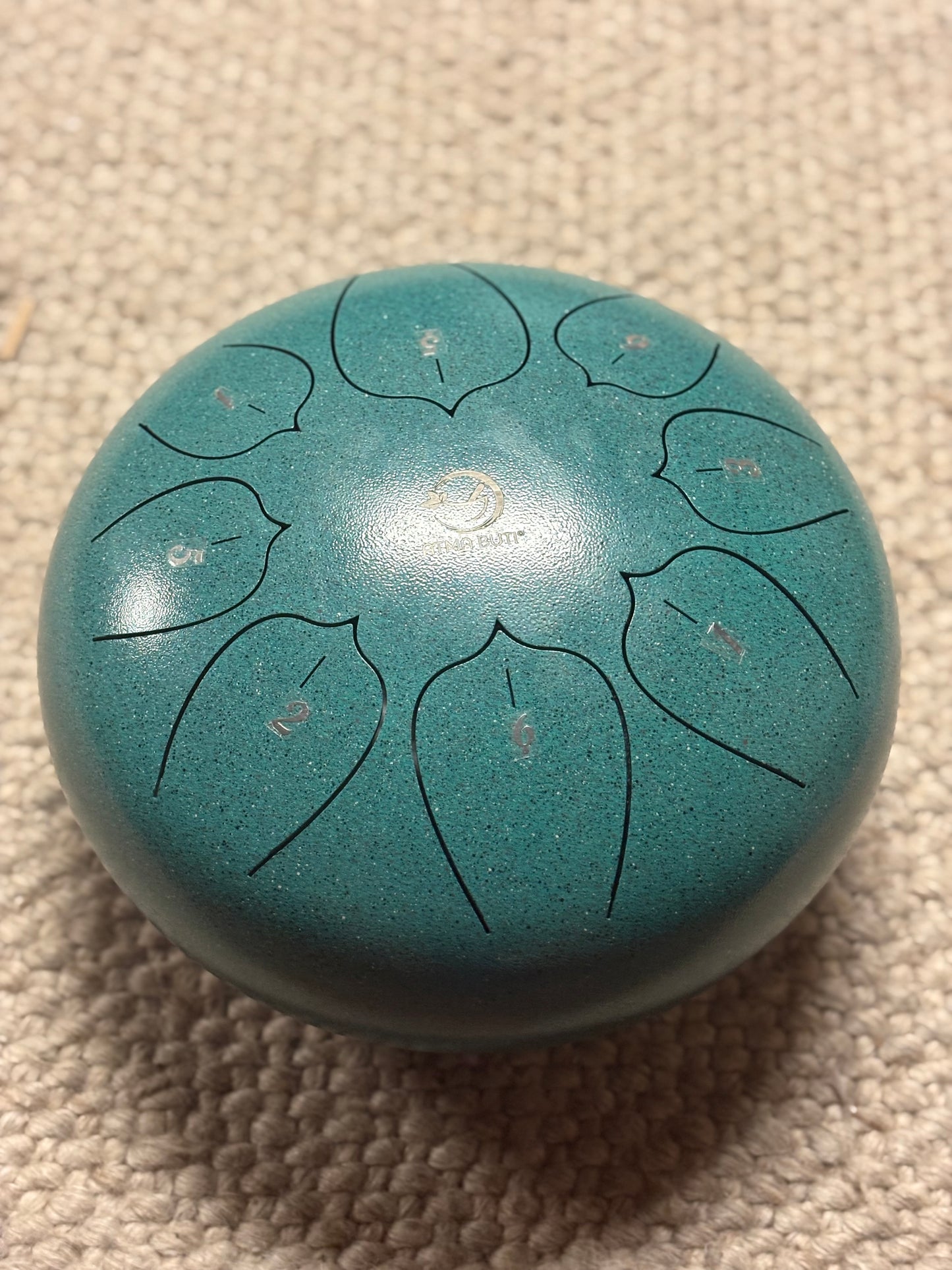 10" Teal Tongue Drum