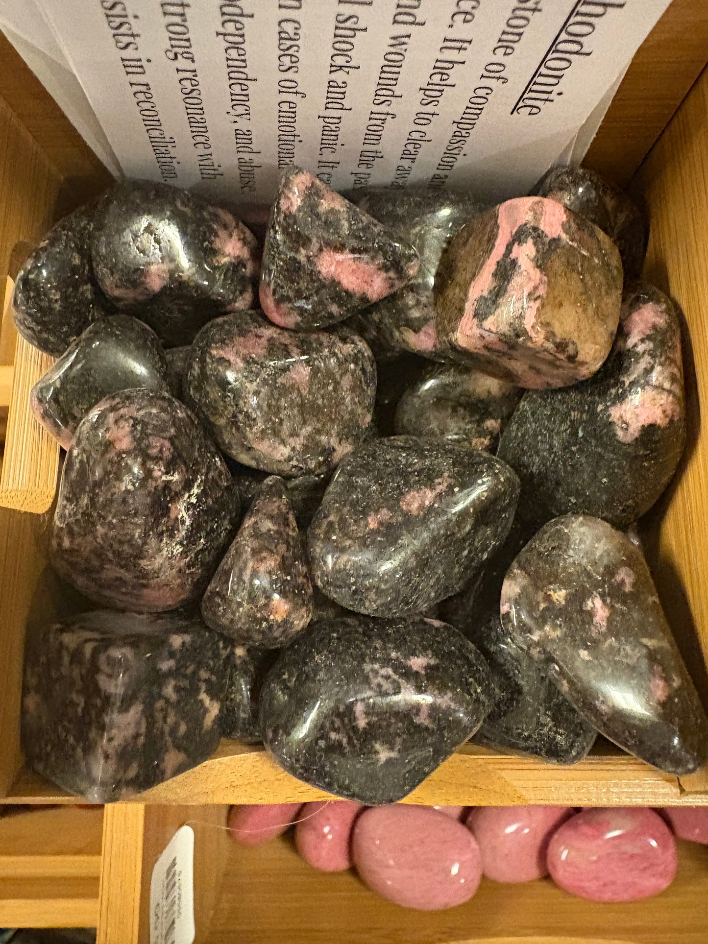 Rhodonite Tumbled