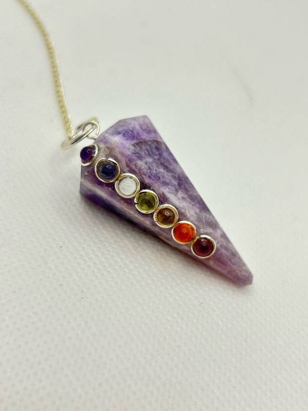 Amethyst Chakra Pendulum