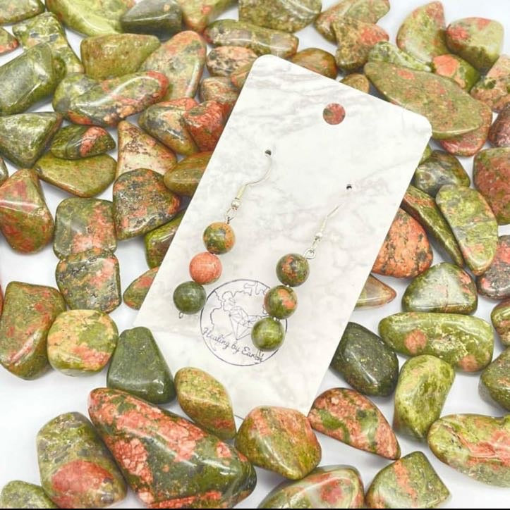 Unakite Earrings