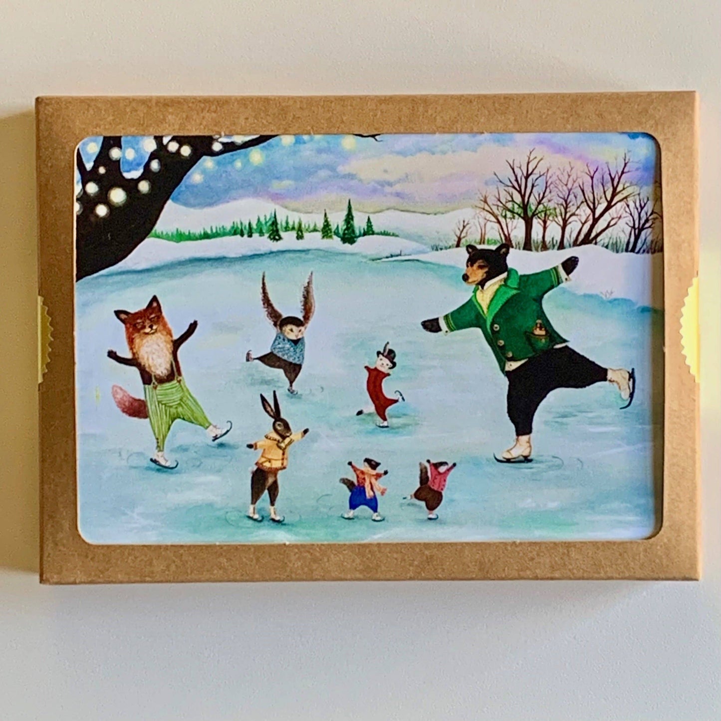 "A Wondrous Whirl" Boxed Holiday Cards / Sets of 6 or 12: Set of 12